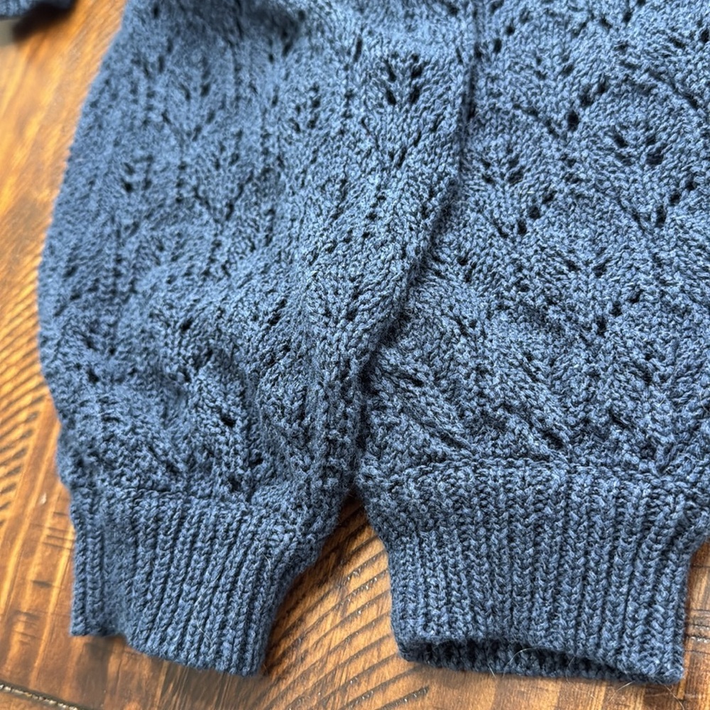 SÉZANE Marine Taille Pullover Sweater - Picture 11 of 13